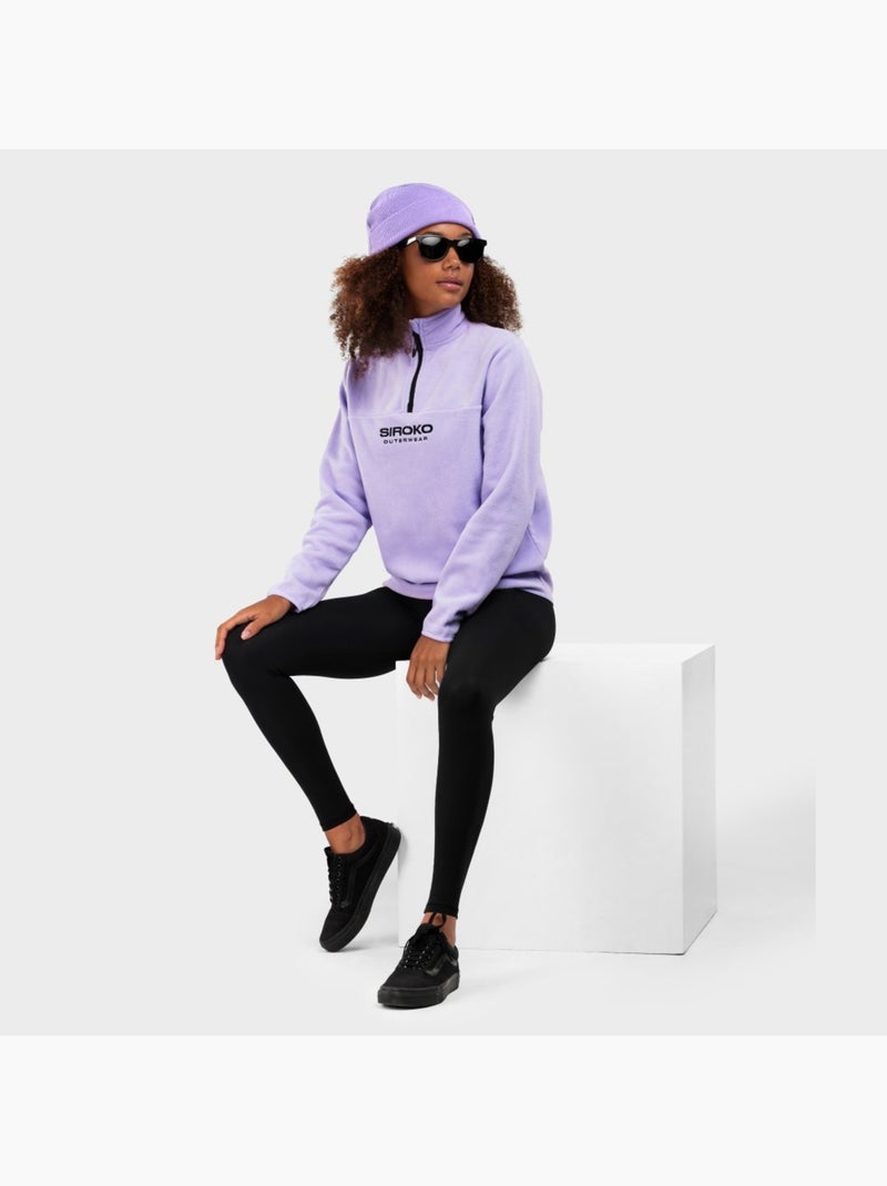Camisola polar grossa mulher Lavanda - Kiabi