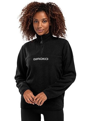 Camisola polar grossa mulher