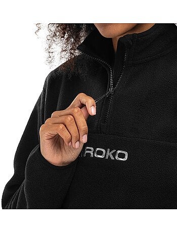 Camisola polar grossa mulher