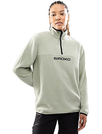 Camisola polar grossa mulher