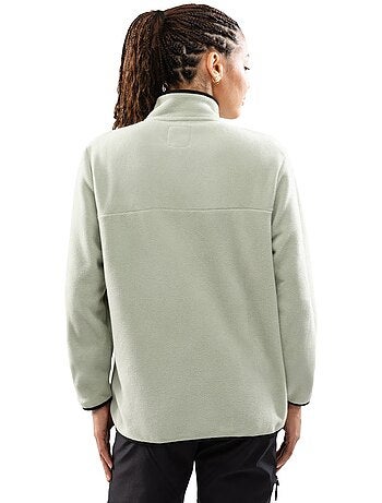Camisola polar grossa mulher