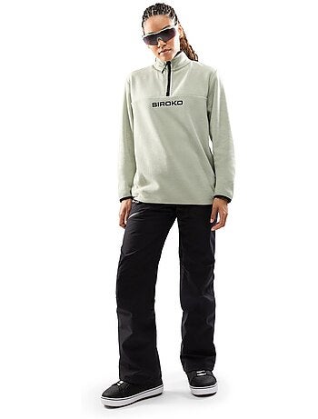 Camisola polar grossa mulher