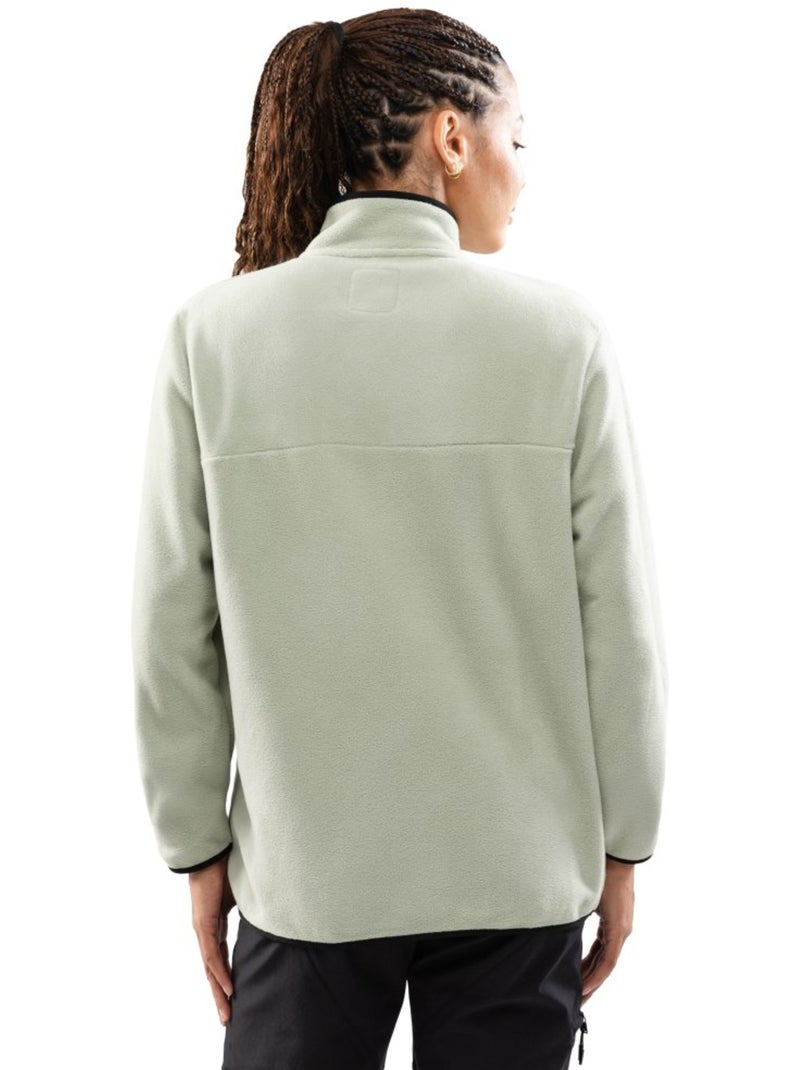 Camisola polar grossa mulher Verde - Kiabi