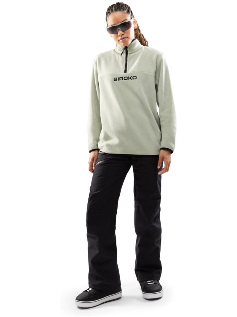 Camisola polar grossa mulher Verde - Kiabi