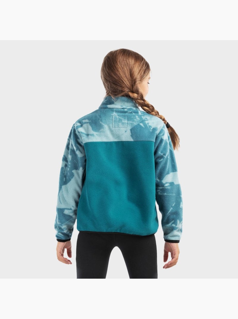 Camisola polar grossa para rapariga Verde - Kiabi