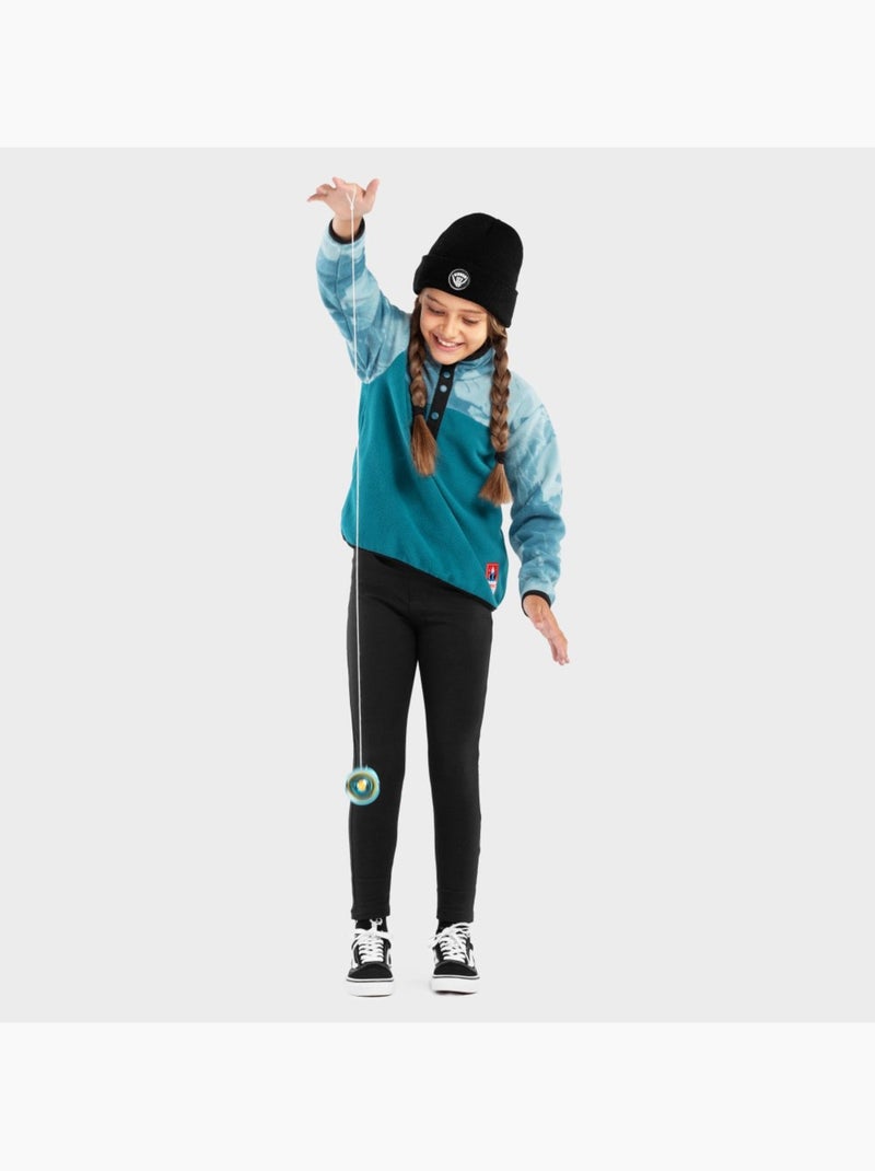 Camisola polar grossa para rapariga Verde - Kiabi