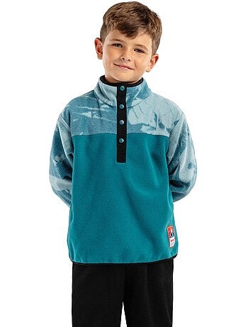 Camisola polar grossa para rapaz