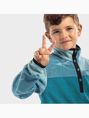 Camisola polar grossa para rapaz