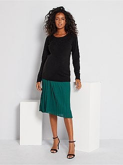 Camisola pré-mamã com pérolas - Kiabi