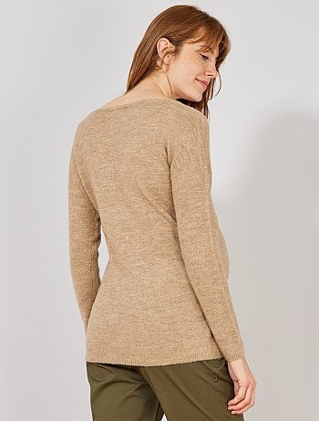 Camisola pré-mamã com renda - Kiabi