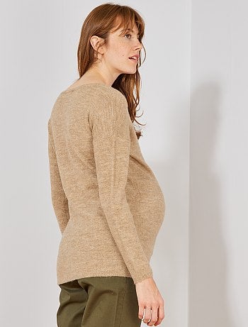 Camisola pré-mamã com renda - Kiabi