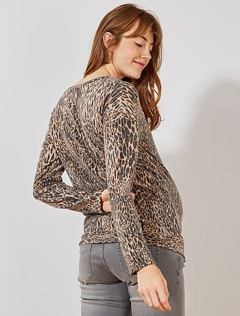 Futura mamã - Camisola pré-mamã em malha extra suave - Kiabi