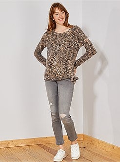 Camisola pré-mamã em malha extra suave - Kiabi