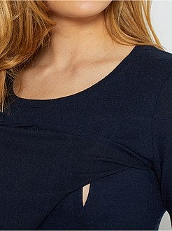 Camisola pré-mamã em malha fina - Kiabi