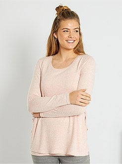 Camisola pré-mamã em malha fina - Kiabi