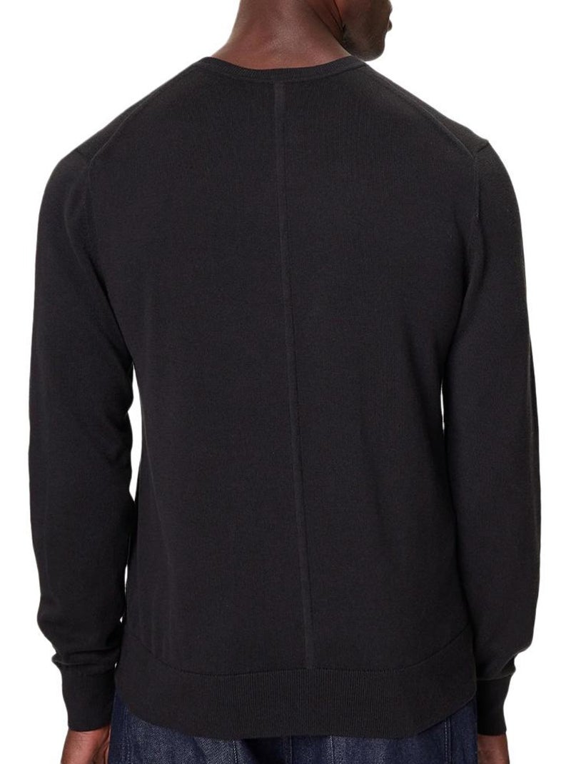 Camisola Preta Calvin Klein Jeans Supima para Homem Preto - Kiabi