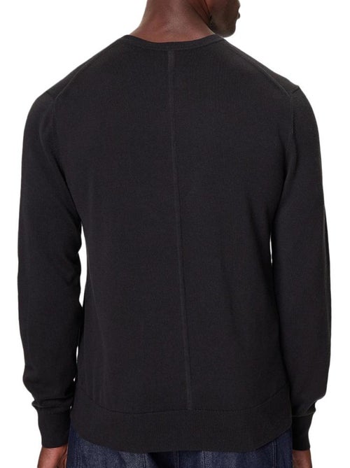 Camisola Preta Calvin Klein Jeans Supima para Homem - Kiabi Camisola Preta Calvin Klein Jeans Supima para Homem - Kiabi