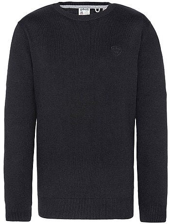 Camisola Preta de Homem Schott PLB100
