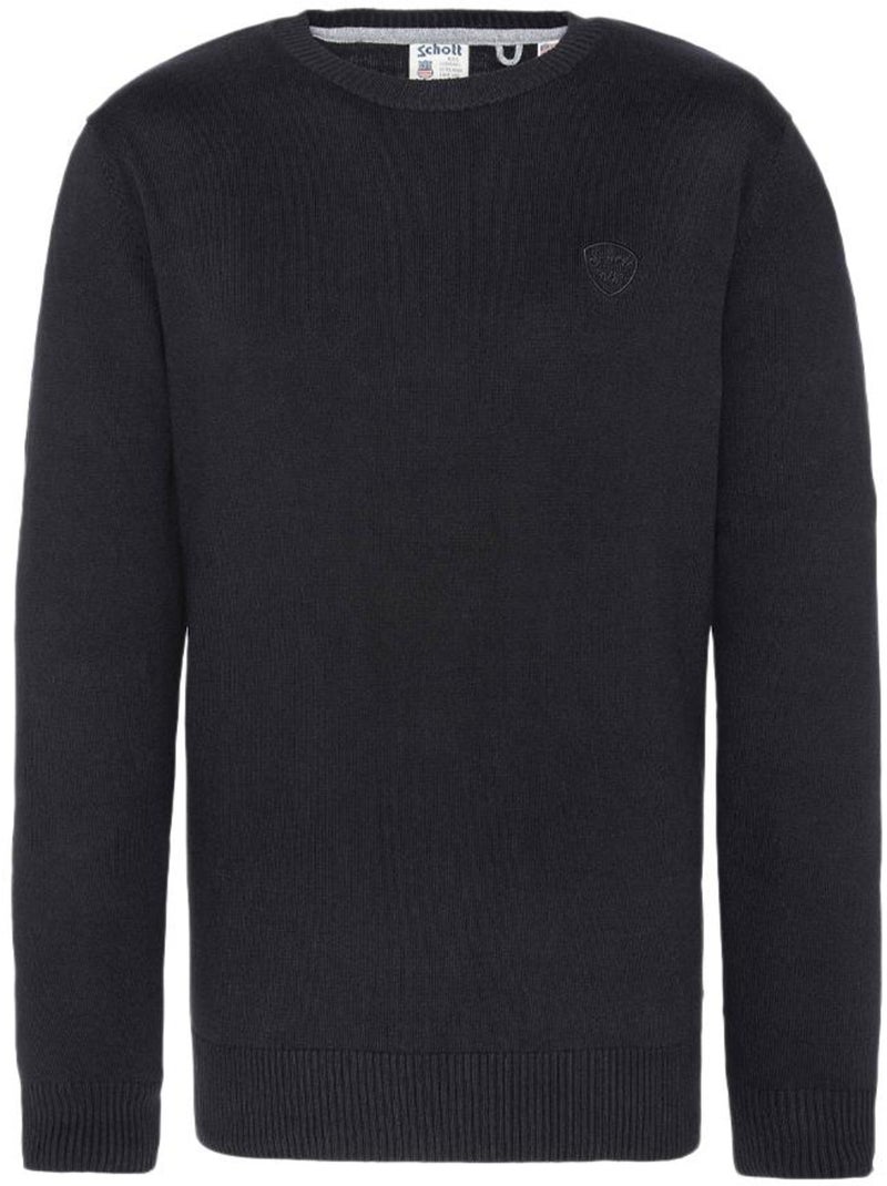 Camisola Preta de Homem Schott PLB100 Preto - Kiabi