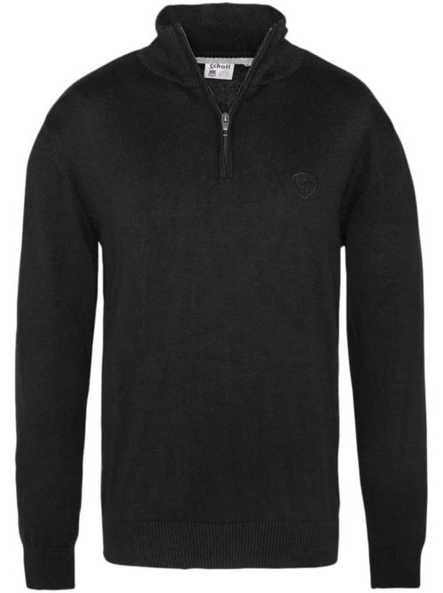 Camisola preta de homem schott plb127 - Kiabi Camisola preta de homem schott plb127 - Kiabi
