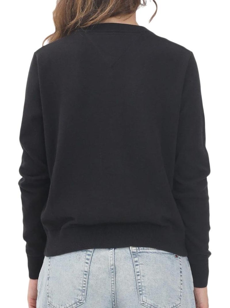 Camisola Preta de Mulher Tommy Hilfiger com Decote em V Preto - Kiabi