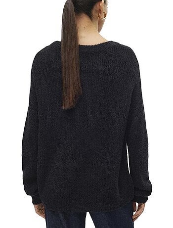 Camisola Preta de Mulher Vero Moda com Mangas Abufaradas