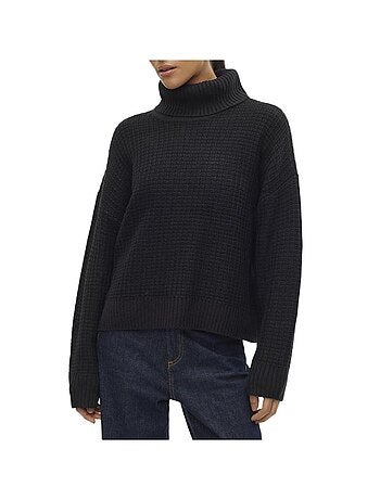 Camisola Preta de Mulher Vero Moda Momega