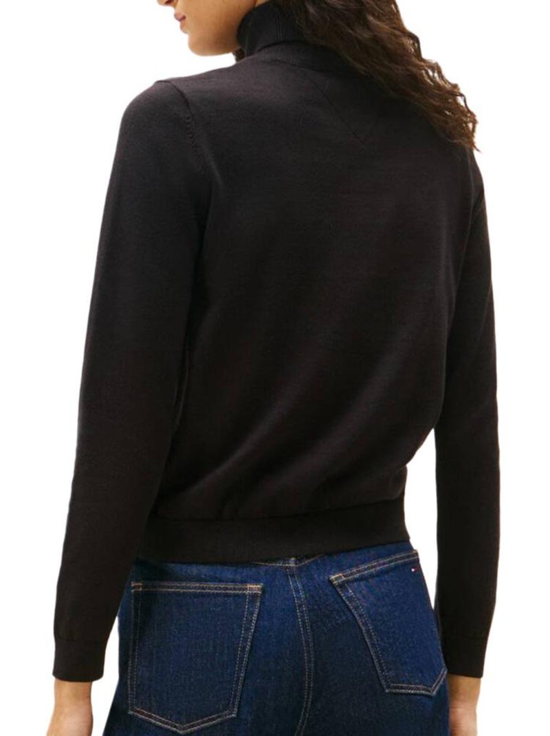 Camisola Preta Essencial Tommy Hilfiger para Mulher Preto - Kiabi