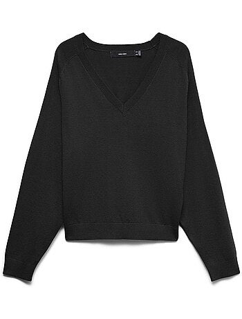 Camisola preta feminina vero moda holly karis