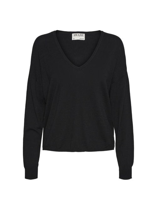 Camisola Preta Feminina Vero Moda Oaklynn - Kiabi