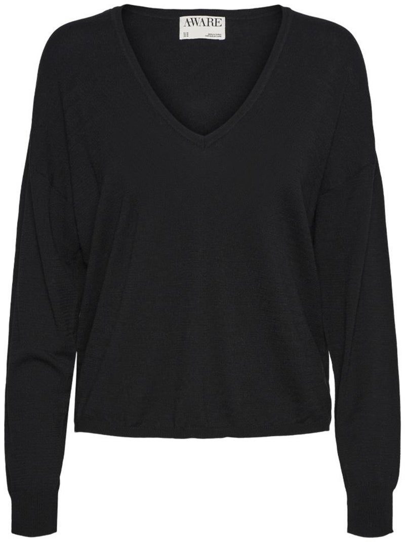 Camisola Preta Feminina Vero Moda Oaklynn Preto - Kiabi