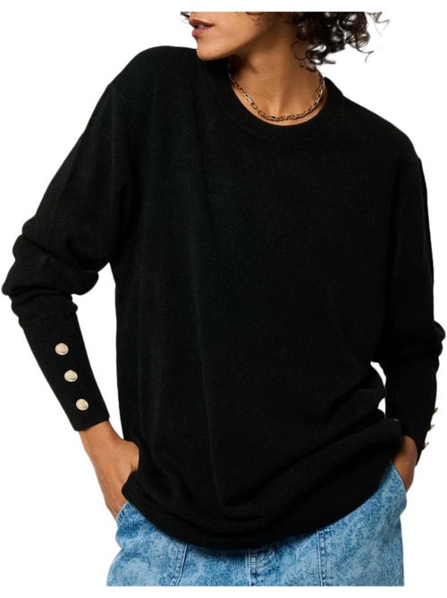 Camisola Preta Kaporal Marka para Mulher - Kiabi Camisola Preta Kaporal Marka para Mulher - Kiabi
