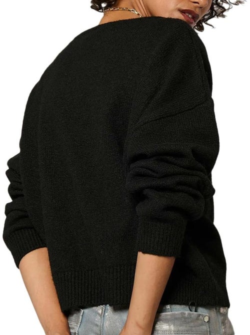 Camisola Preta Kaporal MOVE para Mulher - Kiabi Camisola Preta Kaporal MOVE para Mulher - Kiabi