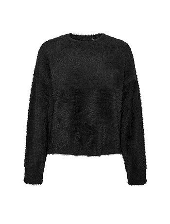 Camisola Preta Malha Vero Moda Malina para Mulher