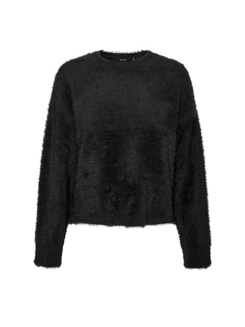 Camisola Preta Malha Vero Moda Malina para Mulher - Kiabi
