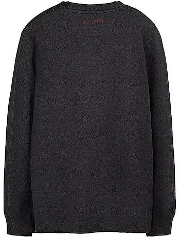 Camisola preta masculina teddy smith drystan