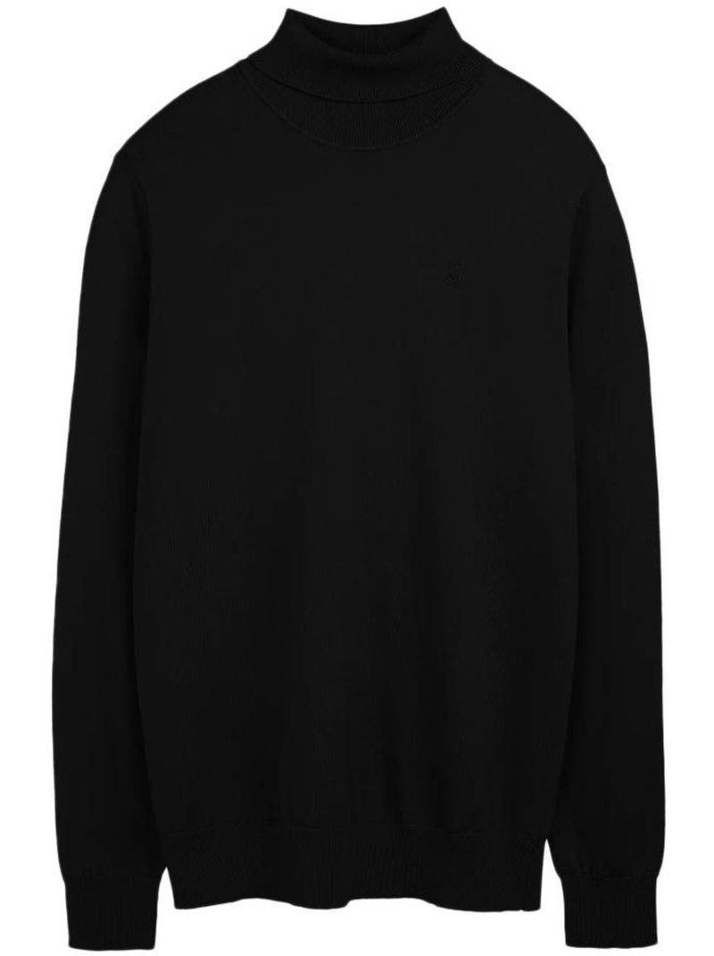 Camisola Preta Masculina Teddy Smith Marcellus Preto - Kiabi