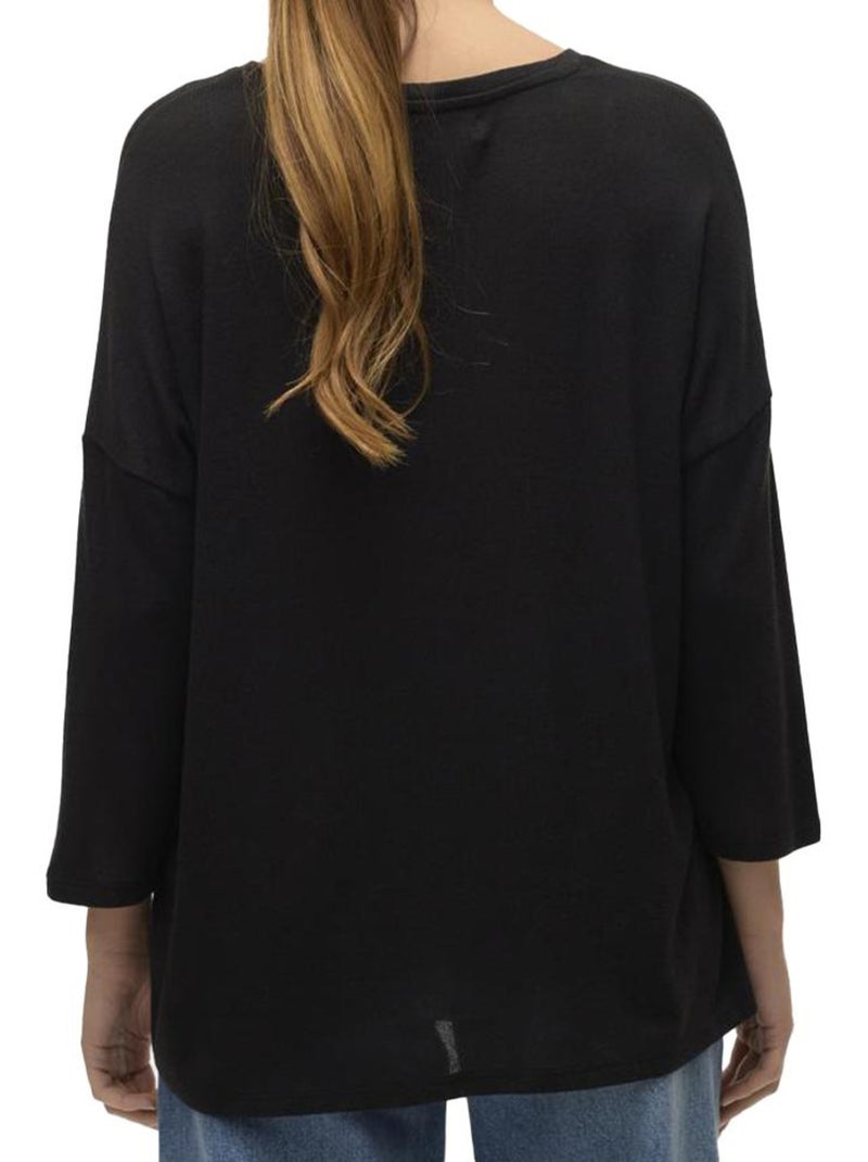 Camisola preta vero moda brianna para mulher Preto - Kiabi