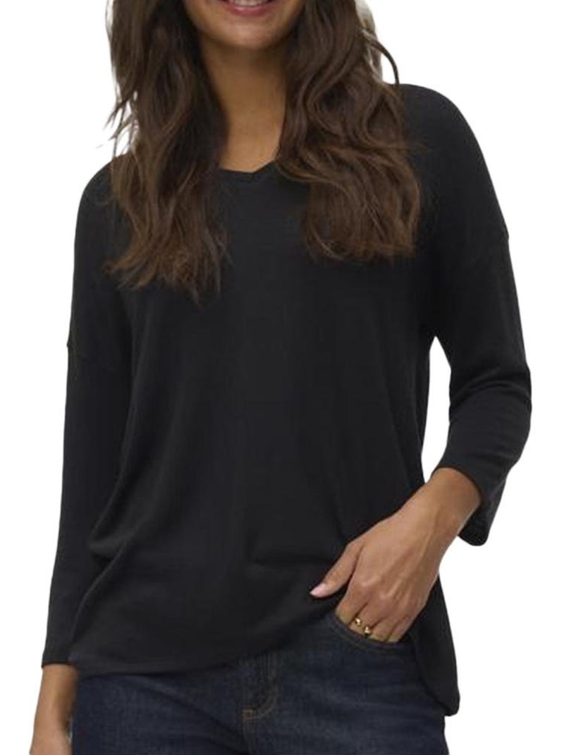 Camisola Preta Vero Moda Briannas para Mulher Preto - Kiabi