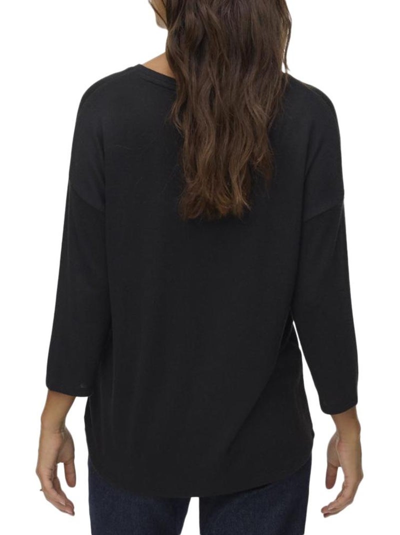 Camisola Preta Vero Moda Briannas para Mulher Preto - Kiabi