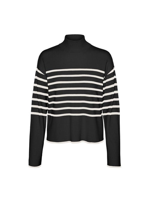 Camisola Preta Vero Moda Happiness para Mulher - Kiabi Camisola Preta Vero Moda Happiness para Mulher - Kiabi