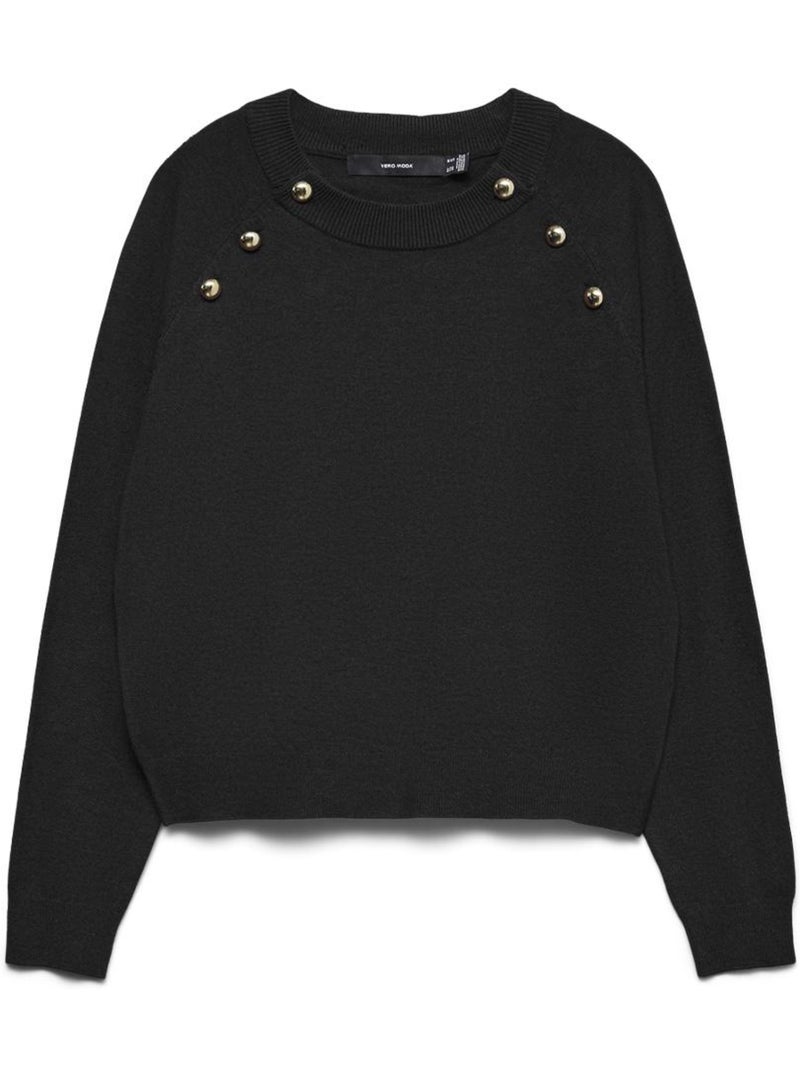 Camisola Preta Vero Moda Happy para Mulher Preto - Kiabi