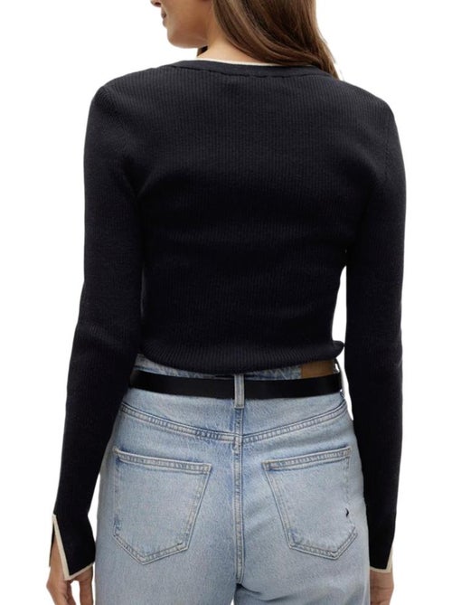 Camisola Preta Vero Moda Joan para Mulher - Kiabi Camisola Preta Vero Moda Joan para Mulher - Kiabi