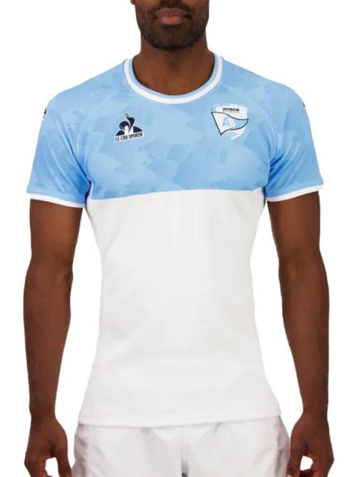 Camisola Principal Masculina Aviron Bayonnais Le Coq Sportif 24/25 - Kiabi Camisola Principal Masculina Aviron Bayonnais Le Coq Sportif 24/25 - Kiabi