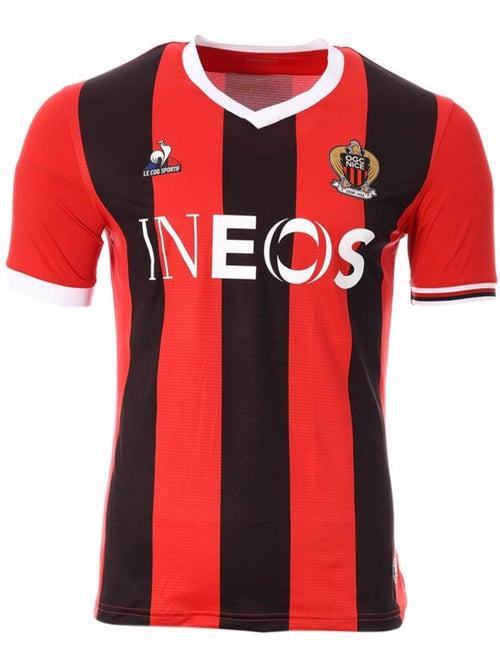 Camisola Principal Masculina OGC Nice Le Coq Sportif 2023/2024 - Kiabi Camisola Principal Masculina OGC Nice Le Coq Sportif 2023/2024 - Kiabi