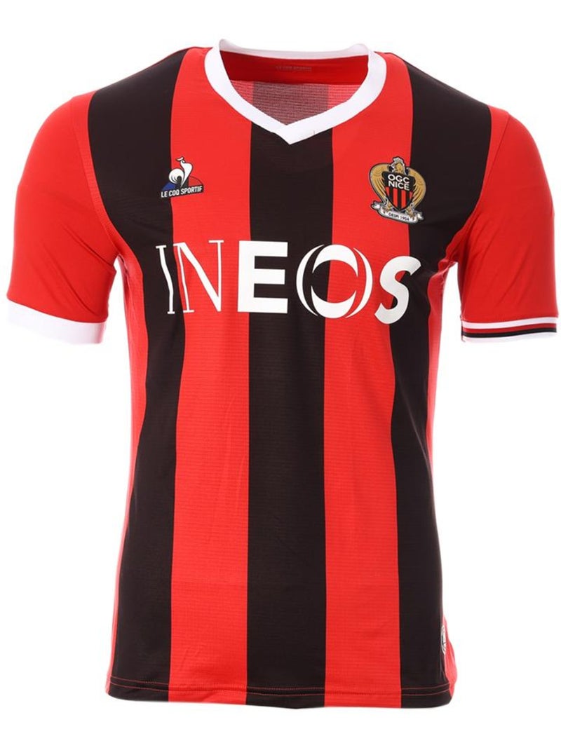 Camisola Principal Masculina OGC Nice Le Coq Sportif 2023/2024 Vermelho - Kiabi