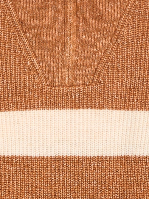 Camisola quente às riscas - Kiabi