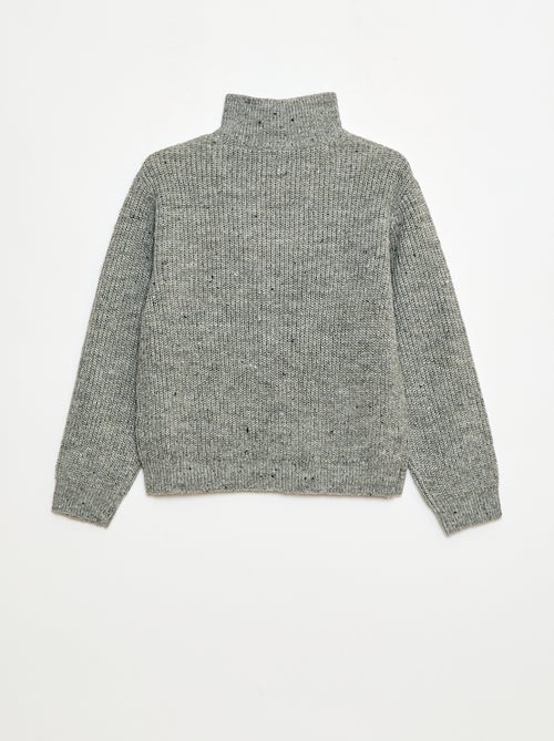 Camisola quente às riscas - Kiabi