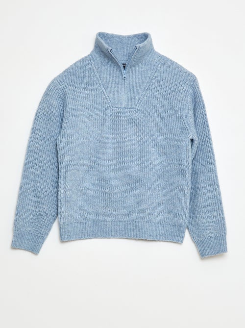 Camisola quente lisa - Kiabi