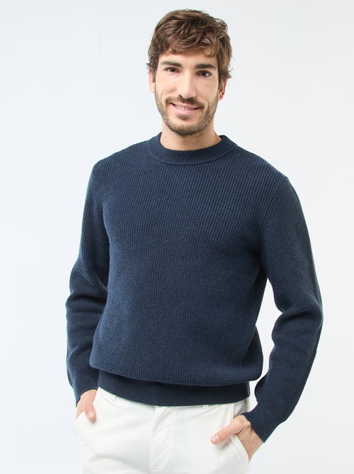 Camisola quente lisa - Kiabi